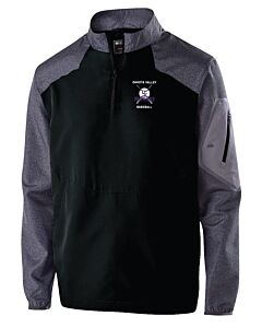 Holloway - Youth Raider Quarter-Zip Jacket - Embroidery -Carbon Print/Black