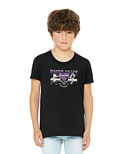 BELLA+CANVAS ® Youth Jersey Short Sleeve Tee - DTG - Logo 2-Black