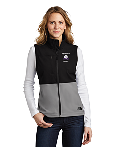 The North Face® Ladies Castle Rock Soft Shell Vest - Embroidery -Mid Gray