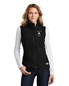 The North Face® Ladies Castle Rock Soft Shell Vest - Embroidery -TNF Black
