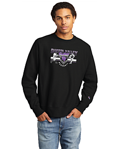 Champion ® Reverse Weave ® Crewneck Sweatshirt - DTG - Logo 2-Black