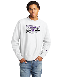 Champion ® Reverse Weave ® Crewneck Sweatshirt - DTG - Logo 2-White